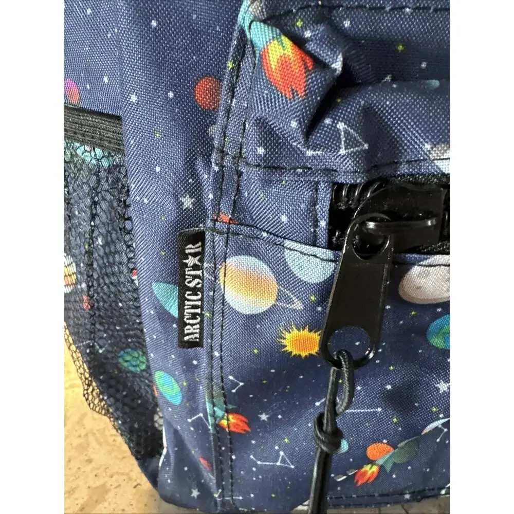 Planet Sun, Moon, And Stars Backpack Three Compartment Boys Or Girls